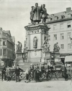 Il Monumento a Gutenberg, Francoforte da English Photographer