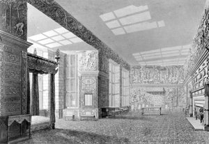 La Grande Sala Alta, Hardwick Hall da English Photographer