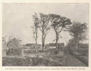 La casa degli antenati del presidente McKinley, Conagher, vicino a Ballymoney, Antrim