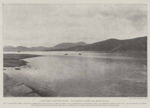 La crociera scozzese del re, lo yacht di Sua Maestà al largo di Ballachulish da English Photographer
