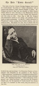 Il defunto Lewis Carroll da English Photographer
