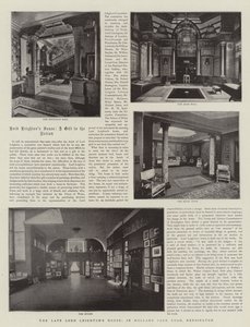 La casa del defunto Lord Leighton, in Holland Park Road, Kensington