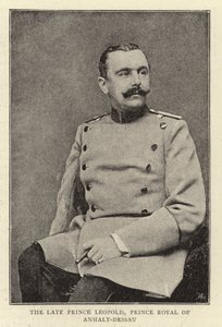 Il defunto Principe Leopoldo, Principe Reale di Anhalt-Dessau da English Photographer