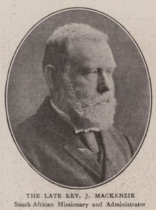 Il defunto Reverendo J. Mackenzie da English Photographer