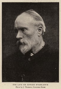 Il defunto Sir Edward Burne-Jones da English Photographer