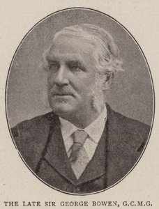 Il defunto Sir George Bowen, GCMG da English Photographer