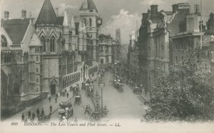 Tribunali e Fleet Street, Londra da English Photographer