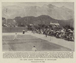 Il campionato di tennis su prato della Svizzera