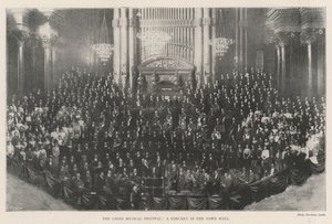 Il festival musicale di Leeds, un concerto nel municipio da English Photographer