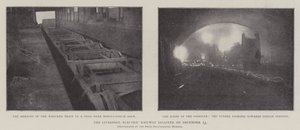 Il disastro della ferrovia elettrica di Liverpool il 23 dicembre da English Photographer