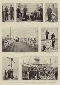 La Perdita della HMS Victoria, Scene a Bordo della HMS Camperdown
