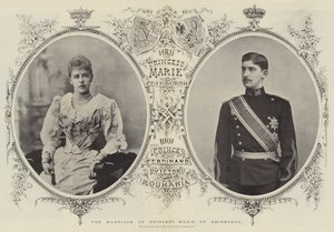 Il matrimonio della Principessa Marie di Edimburgo