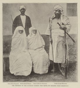 I Membri della Missione Austriaca appena Fuggiti da Khartoum da English Photographer