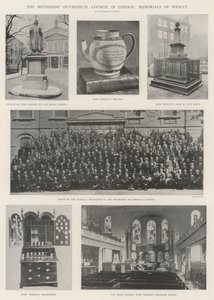 Il Consiglio Ecumenico Metodista a Londra, memoriali di Wesley da English Photographer