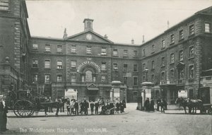 Ospedale Middlesex, Londra, 1910 da English Photographer