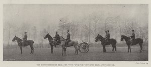La Yeomanry di Montgomeryshire, con Pom-Pom, tornata dal servizio attivo da English Photographer