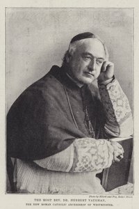 Il reverendissimo Dr Herbert Vaughan, il nuovo arcivescovo cattolico romano di Westminster da English Photographer
