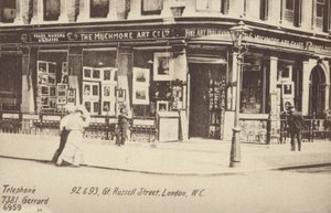 The Muchmore Art Co Ltd, 92 e 93, Great Russell Street, Londra, WC da English Photographer
