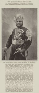 Il Munshi Abdul Harim, segretario indiano della Regina