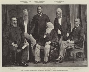 La Convenzione Nazionale Australiana a Sydney, un gruppo di primi ministri da English Photographer