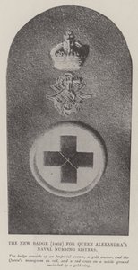 Il Nuovo Distintivo (1902) per le Sorelle Infermiere Navali della Regina Alexandra