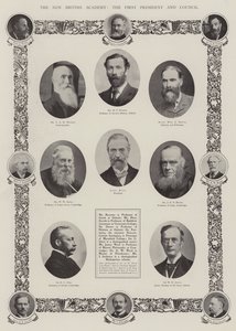 La nuova Accademia Britannica, il primo presidente e consiglio da English Photographer