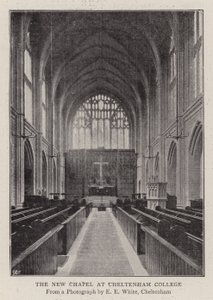 La nuova cappella al Cheltenham College da English Photographer