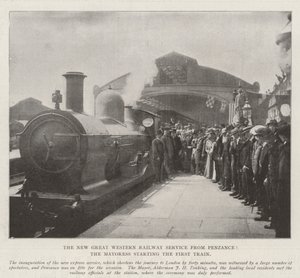 Il nuovo servizio ferroviario Great Western da Penzance, la sindaca avvia il primo treno da English Photographer