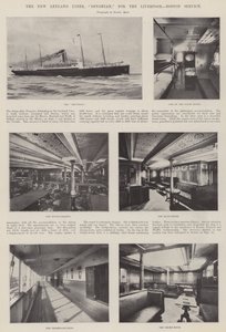 Il nuovo liner Leyland, Devonian, per il servizio Liverpool-Boston da English Photographer