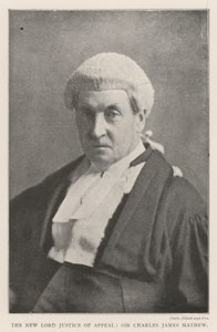 Il nuovo Lord Justice of Appeal, Sir Charles James Mathew da English Photographer
