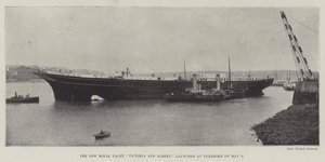 Il nuovo yacht reale Victoria e Albert, varato a Pembroke il 9 maggio da English Photographer