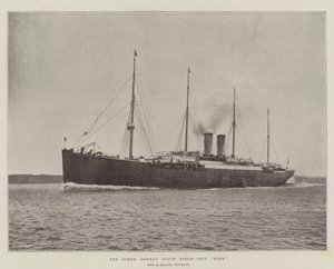 La nave a vapore Elbe del Lloyd tedesco settentrionale da English Photographer