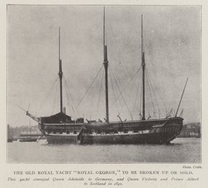 Il Vecchio Yacht Reale Royal George, da Demolire o Vendere da English Photographer