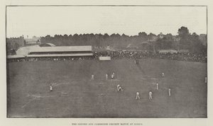 La partita di cricket Oxford e Cambridge a Lords da English Photographer