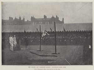 Gli sport di Oxford e Cambridge, il salto in alto di Swanwick