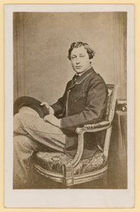 Il Principe di Galles, futuro Re Edoardo VII (foto b/n)