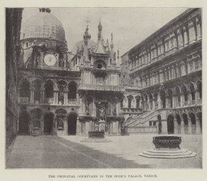 Il cortile principale del Palazzo Ducale, Venezia da English Photographer