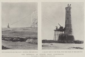 Il progresso del faro di Beachy Head