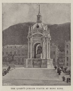 La statua del Giubileo della Regina a Hong Kong da English Photographer