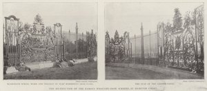 La Rierizione dei Famosi Schermi in Ferro Battuto a Hampton Court
