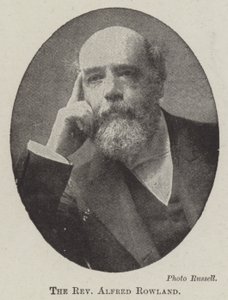 Il Reverendo Alfred Rowland da English Photographer