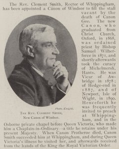 Il reverendo Clement Smith, nuovo canonico di Windsor