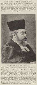 Il Reverendo Dr Hermann Adler, MA, Rabbino Capo delle Congregazioni Ebraiche Unite della Gran Bretagna da English Photographer