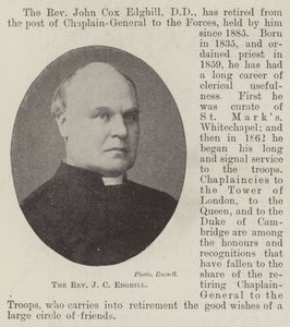 Il reverendo J C Edghill