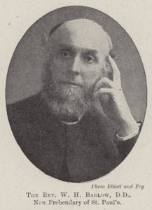Il reverendo W H Barlow, DD, nuovo prebendario di St Paul da English Photographer