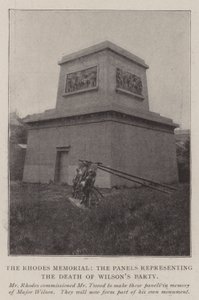 Il memoriale di Rhodes, i pannelli che rappresentano la morte del gruppo di Wilson da English Photographer