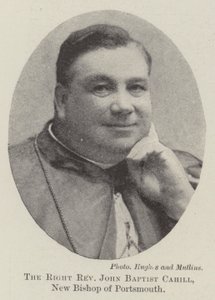Il Reverendo John Baptist Cahill, nuovo vescovo di Portsmouth da English Photographer