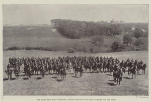 La Royal East Kent Yeomanry, il cui servizio è stato accettato per il Capo da English Photographer
