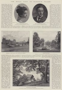 La visita reale al Blenheim Palace, 28 novembre 1896 da English Photographer