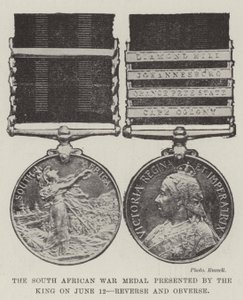 La medaglia della guerra sudafricana presentata dal Re il 12 giugno da English Photographer